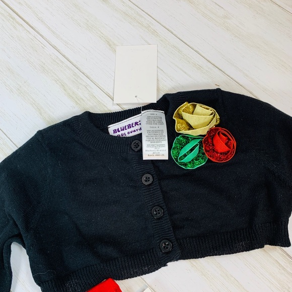 Red Holiday Dress & Sweater Set - 2 piece NWT - Picture 4 of 8